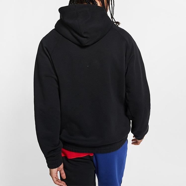 Nike Мужская флисовая баскетбольная толстовка Kyrie черная BV9298-010