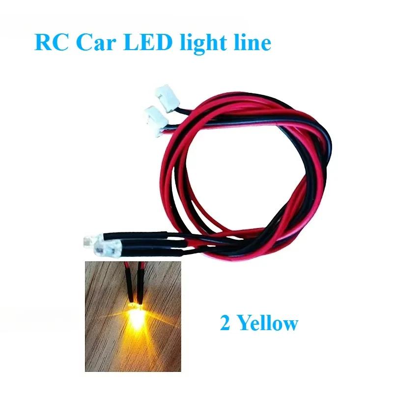 Rc Car Simulation Flash Light 12 Led Lighting Kit Steering Brake For 1/10 Scale Models Yokomo Tamiya Trx Hsp Hpi Axial Rc4Wd