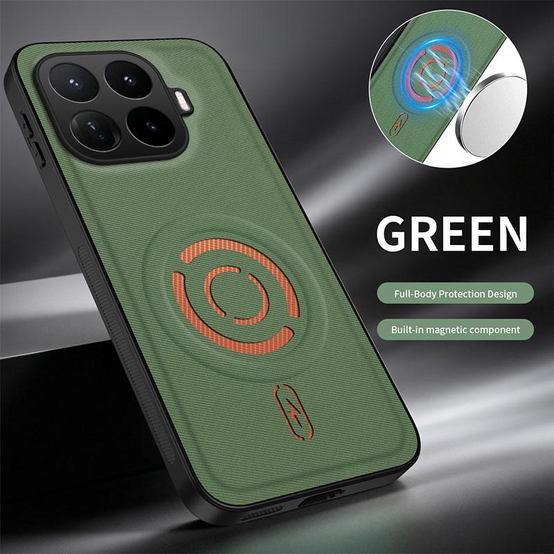 Чехол для Xiaomi 17T со встроенным магнитом, обложка из ПУ-кожи, противоударный, для Magsafe