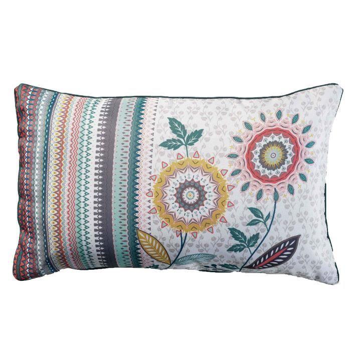 Coussin - Soleil d'Andalousie - 30x50cm - 100% Polyester - Entretien Facile - Intérieur