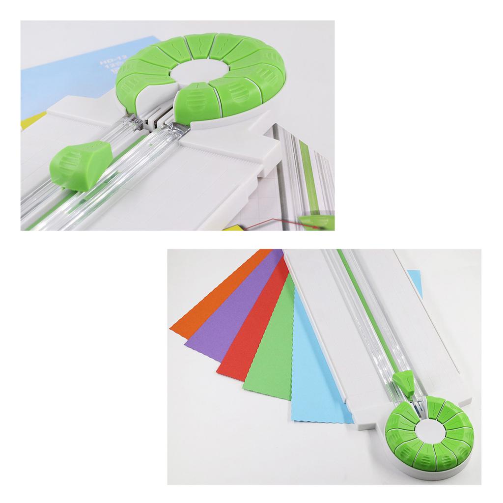 Мини-триммер для бумаги 12в1, роторный резак, длина обрезки А4, 12 различных форм, настольная резка бумаги