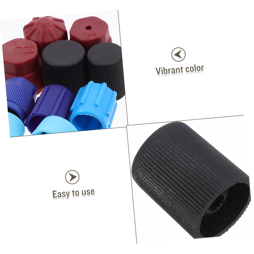 LIFKOME 10 шт. Защитный колпачок для автомобильного кондиционера для высокого давления и низкого давления