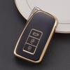 Golden-edged TPU Car Remote Key Cover Case Shell Fob For Lexus NX GS RX IS ES GX LX RC IS UX 200 250 260 300 350 LS 450H 300H Car Accessories