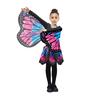 2Pcs/Set Girl Butterfly Wings Costume with Tutu Skirt Vibrant Color Versatile Seasonal Wear Carnival Cosplay Fairy Dress-Up Set