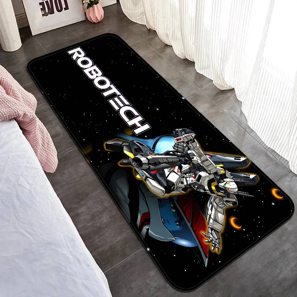 Anime R-Robotech Bathroom Mat Kids Room Bedroom Decoration Balcony Anti-Slip Doormat Living Room Welcome Rug