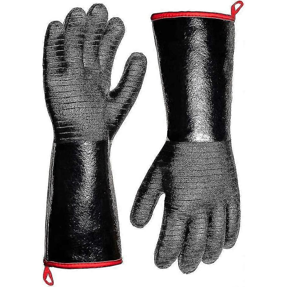 932f Extreme Heat Resistant Gloves For Grill Bbq, Waterproof Long Sleeve Pit Grill Gloves For Fryer, Baking, Oven,smoker,fireproof, Oil Resistant Neop