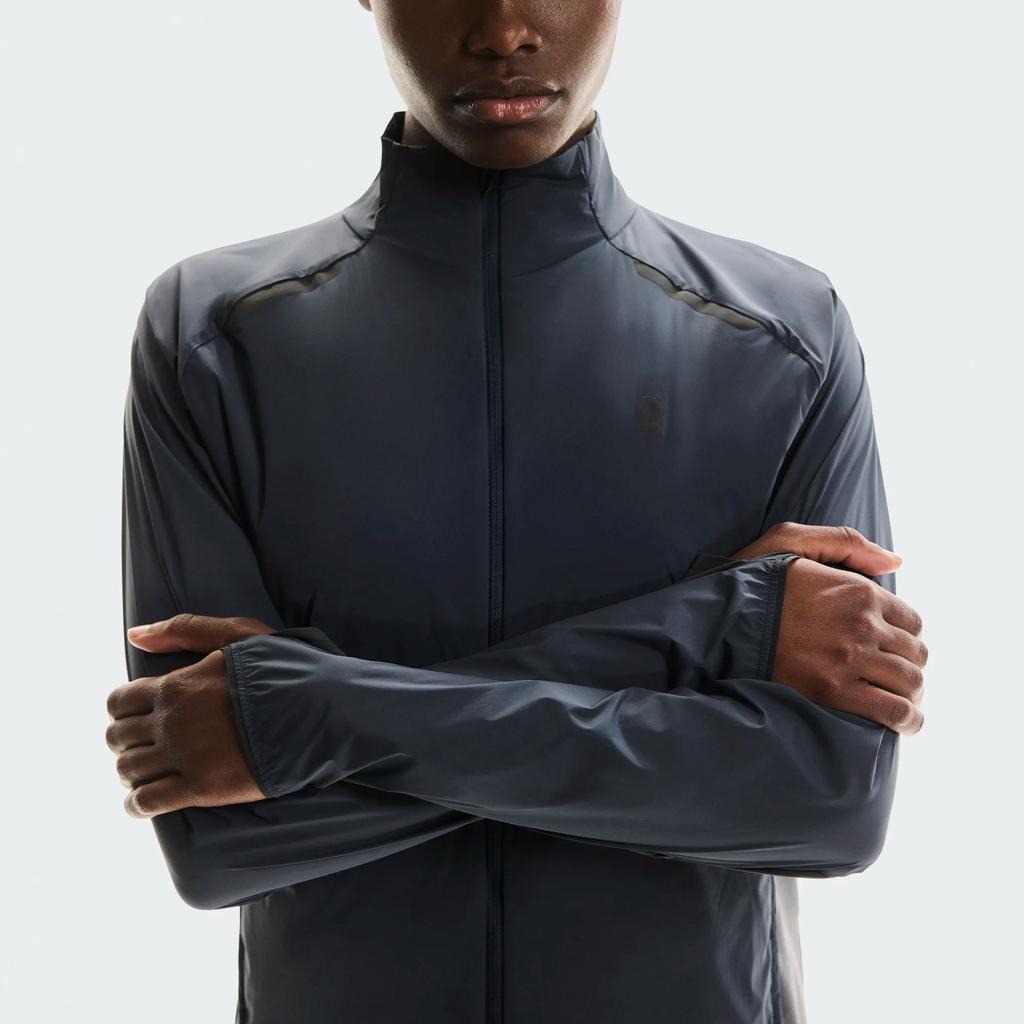 Утепленная легкая беговая куртка On Weather Jacket с теплым воротником-стойкой на молнии, женская куртка 1WE30083960