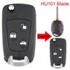 3 Buttons Car Remote Key Modified Flip Folding Fob Shell with FO21 Blade Fit for Ford Mondeo / Fiesta / Focus / KA / Transit  2002-2012