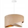 CEILING HANGING LAMP, SLANT LAMPSHADE, LEAVES, 45 cm