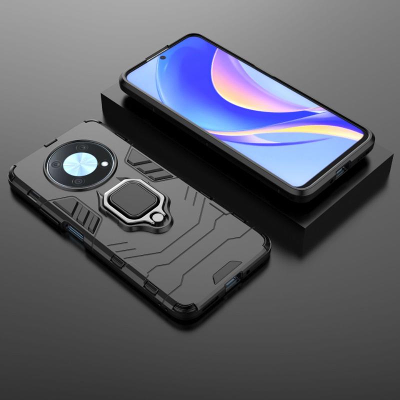 Для Huawei Nova Y90 4g задняя крышка телефона чехол противоударный броня против падения металлический держатель кольца магнитный защитный чехол Funda Coque