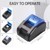 Настольный чековый принтер BISOFICE 58 мм USB + BT 203DPI, прямая термопечать, совместимая с