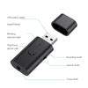 4 в 1 USB беспроводной Bluetooth 5,3 AUX адаптер аудиоприемник передатчик USB на разъем 3,5 мм для ПК ТВ автомобильный комплект громкой связи аксессуары