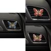 2021 New Butterfly Car Perfume Clip With Rhinestones Alloy Material Multiple Fragrances Long-lasting
