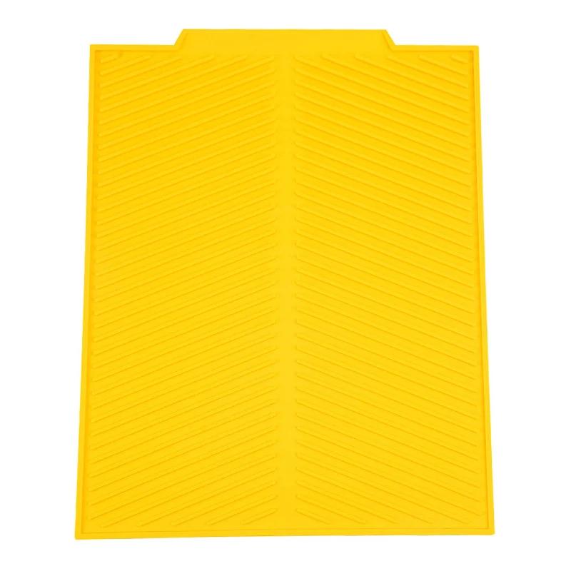 Non-slip Kitchen Silicone Drain Pad Storage Dish Cup Drying Mat Drainer Tray Anti-scald Potholder Placemat