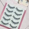Japanese Cosplay Manga Anime Lashes Dramatic Wet Spiky Lashes Doll Strip Lashes  for Women