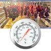 Pizza Oven Thermometer for Kitchen Home Baking Household Cooking Temp Gauge Meter 0-400℃ BBQ Smoker Grill Thermometer Metal 2