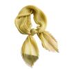 Solid Color Simulated Silk Scarf Women'S Spring Summer Pleated Small Square Scarf High-End Fashion Versatile Scarf