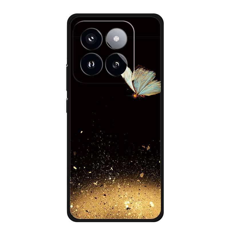 Для Xiaomi 14T PRO Чехол Роскошный Мягкий Силикон ТПУ Чехлы для Телефона Задняя Крышка Для Xiaomi14T Бампер Защитный Ударопрочный Любовь fundas