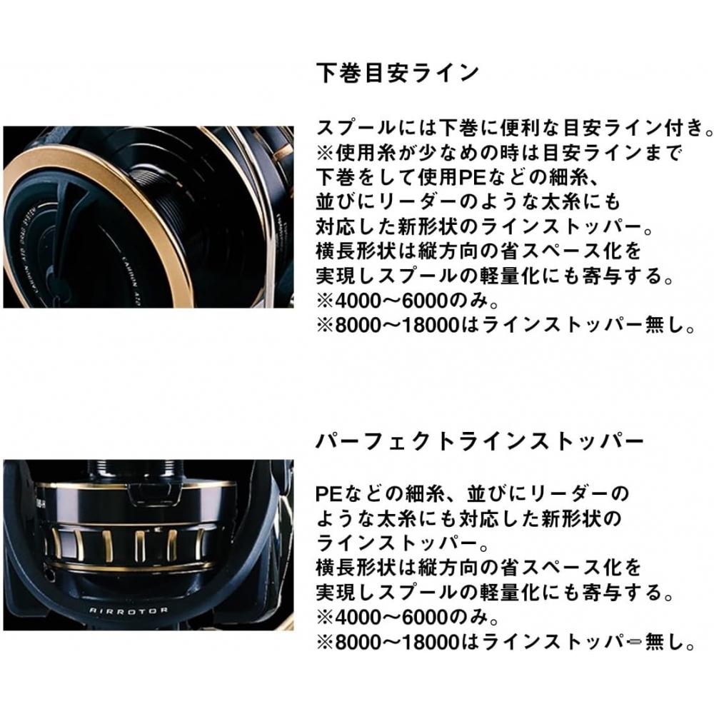 Daiwa Спиннинговая катушка Daiwa 23bg Sw от 4000 до 18000 Различные Модель 2023 года 6000d P