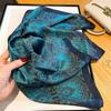 100% шелковый шарф из тутового шелкопряда, модный женский летний маленький шейный платок, повязка для волос, платок, бандана 53*53 см