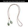 Adjustable Long Oval Necklace Resin Sweater Chain Trendy Clavicle Chain  Gift