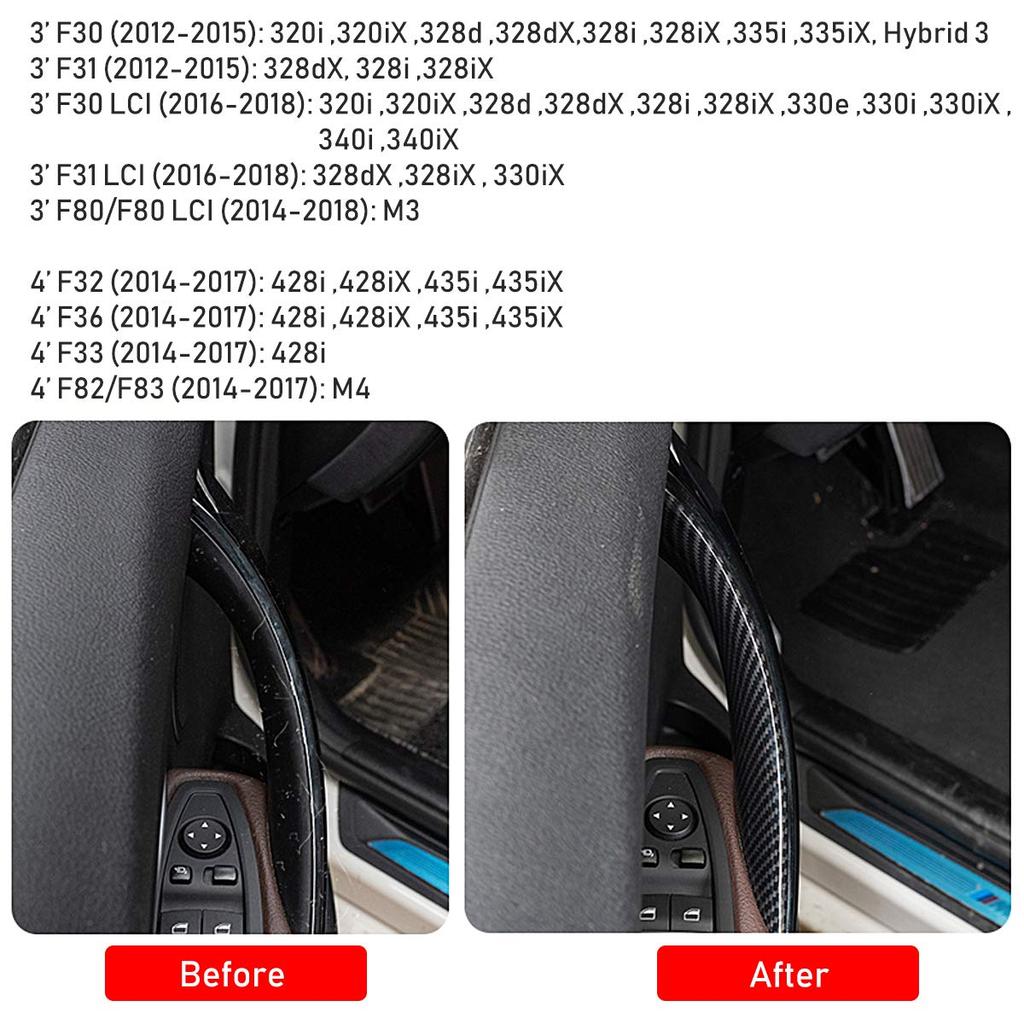 Ручки двери салона автомобиля для BMW F30 F31 F32 F34 F36 F80 F82 Серии 3 4 3GT ABS Ручка двери салона Тяга Защитная крышка 9e