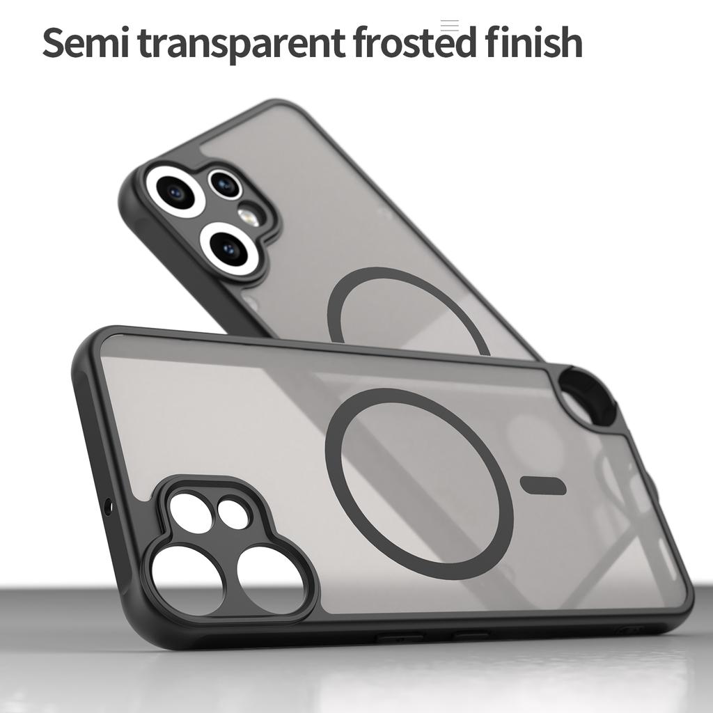 Чехол для Nothing CMF Phone 2 Pro, совместимый с MagSafe, противоударный, из ПК+ТПУ