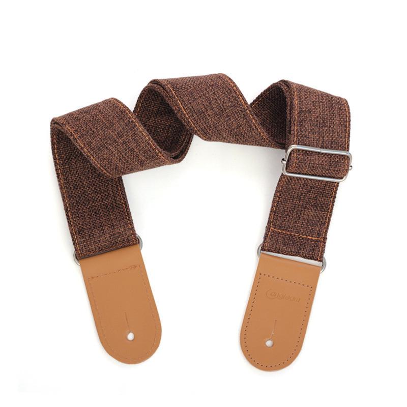 Гитарный ремень, удобный хлопковый льняной ремень, регулируемая длина, гитарный хвост, гвоздь, плечевой ремень для народа