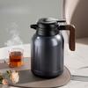 Термос-кувшин, 24-часовая вакуумная изоляция, большая вместимость, термос-чайник, для кофе, горячей воды, офис, пикник, изолированный настольный кувшин, вакуумный из нержавеющей стали
