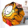 Garfield Outdoor Umbrella with Automatic Open/Closed Mechanism, Foldable Design, 8-Rib Iron Frame - Perfect Gift for Fans and Travelers01042