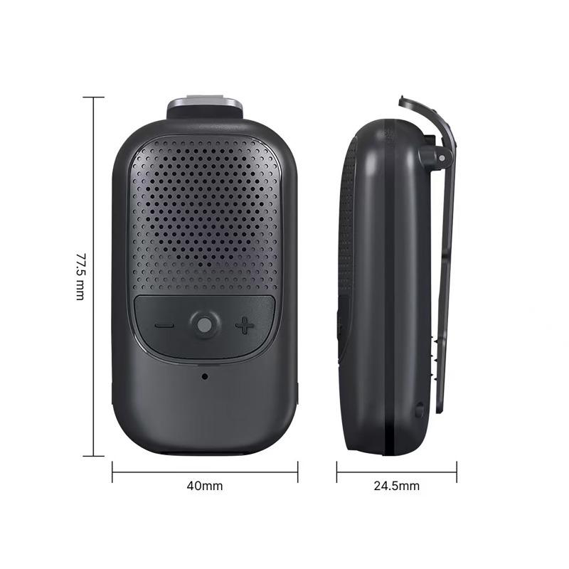 Портативная Bluetooth-колонка IPX5 Водонепроницаемая Мини Носимая Колонка Беспроводная Для Уличного Спорта Петличная Колонка с Микрофоном