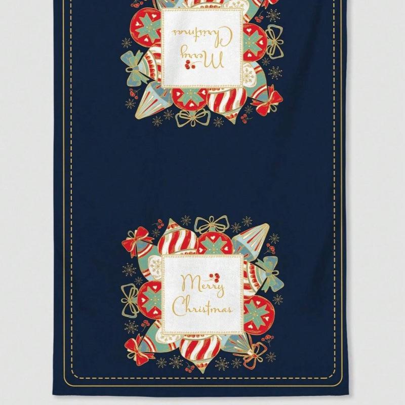 Christmas Printed Microfiber Dish Cloths, Creative Kitchen Table Cleaning Towels Christmas Home Decor