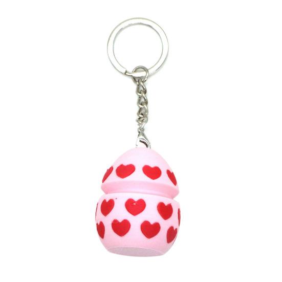 Пасхальный кролик, украшение в виде яйца, 3D-печать, красочная фигурка яйца, брелок, игрушка-кликер для пальцев в виде кролика, праздничное украшение, сувениры для вечеринки