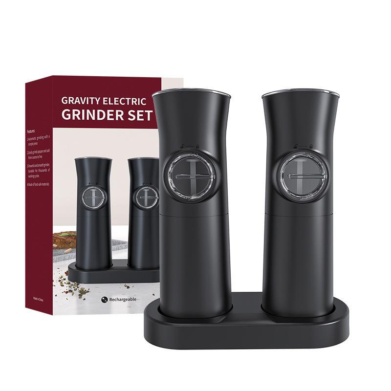 Gravity-Sensing Electric Pepper & Salt Grinder for Household Use