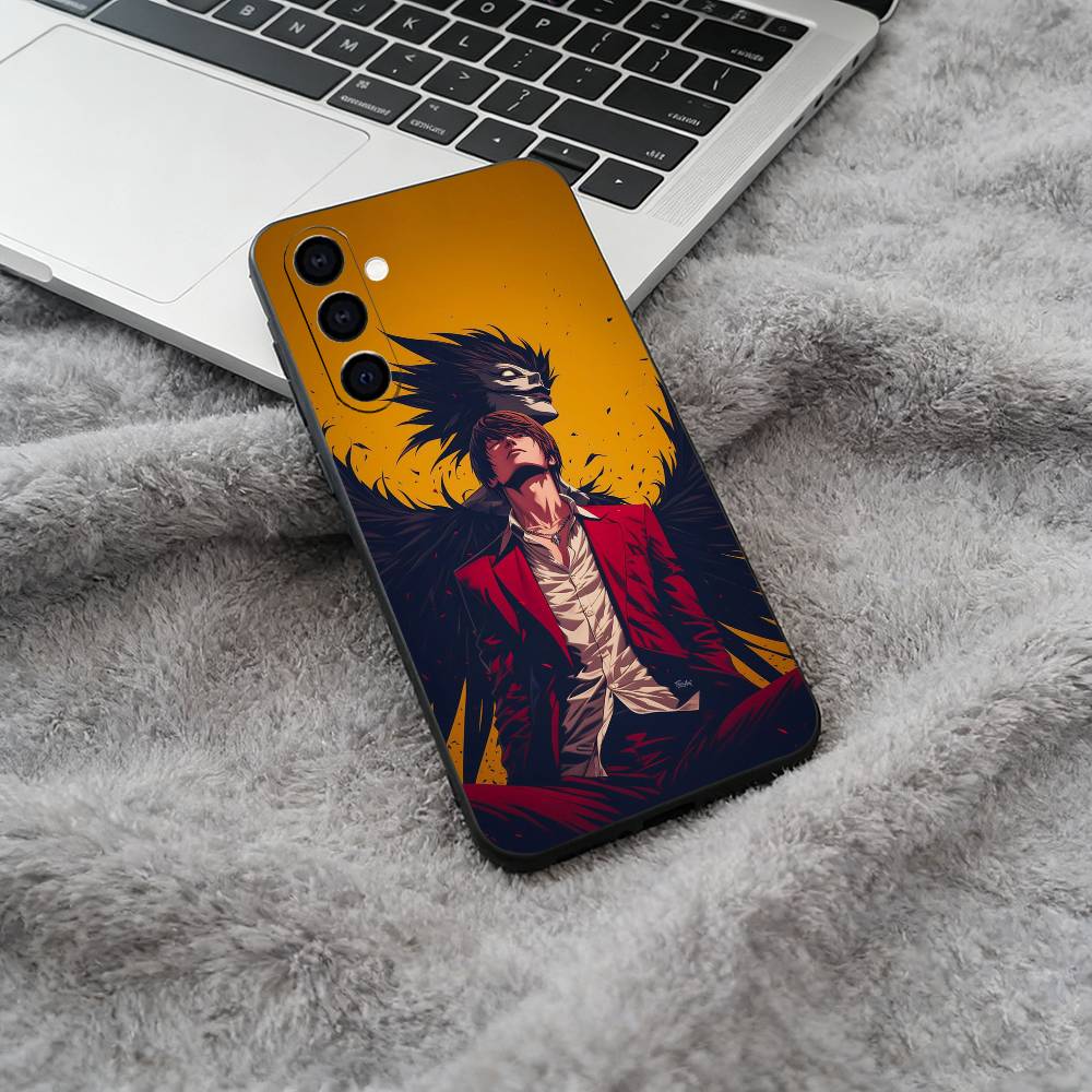 D-Death -Note Лайт Ягами -L Чехол для телефона Samsung Galaxy A73,A71 A72,A70,A53,A52,A51,Мягкий силиконовый черный чехол
