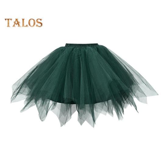 Женская юбка из тюля 50-х годов, юбка-пачка с эластичной талией, короткая балетная юбка-кринолин, карнавальный костюм, нижняя юбка