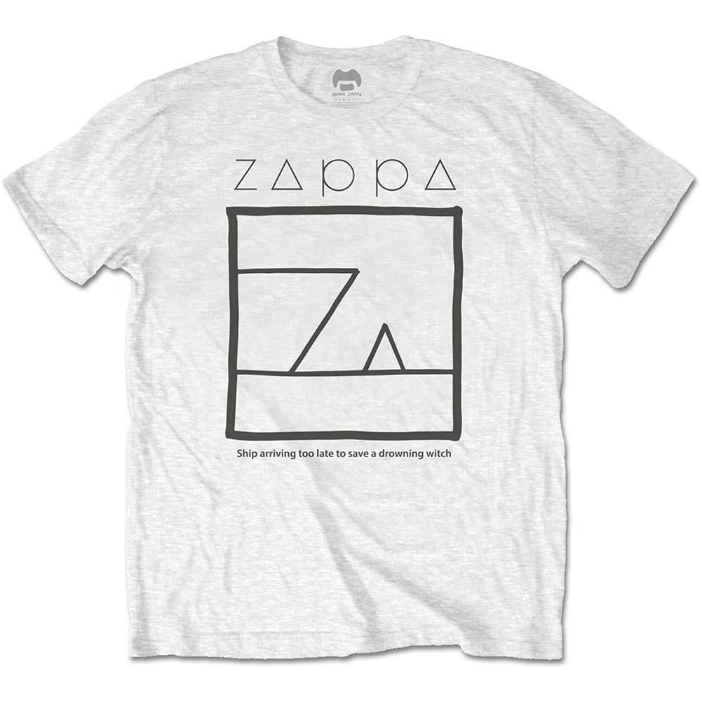 Men's Frank Zappa Drowning Witch Slim Fit T-shirt Small White