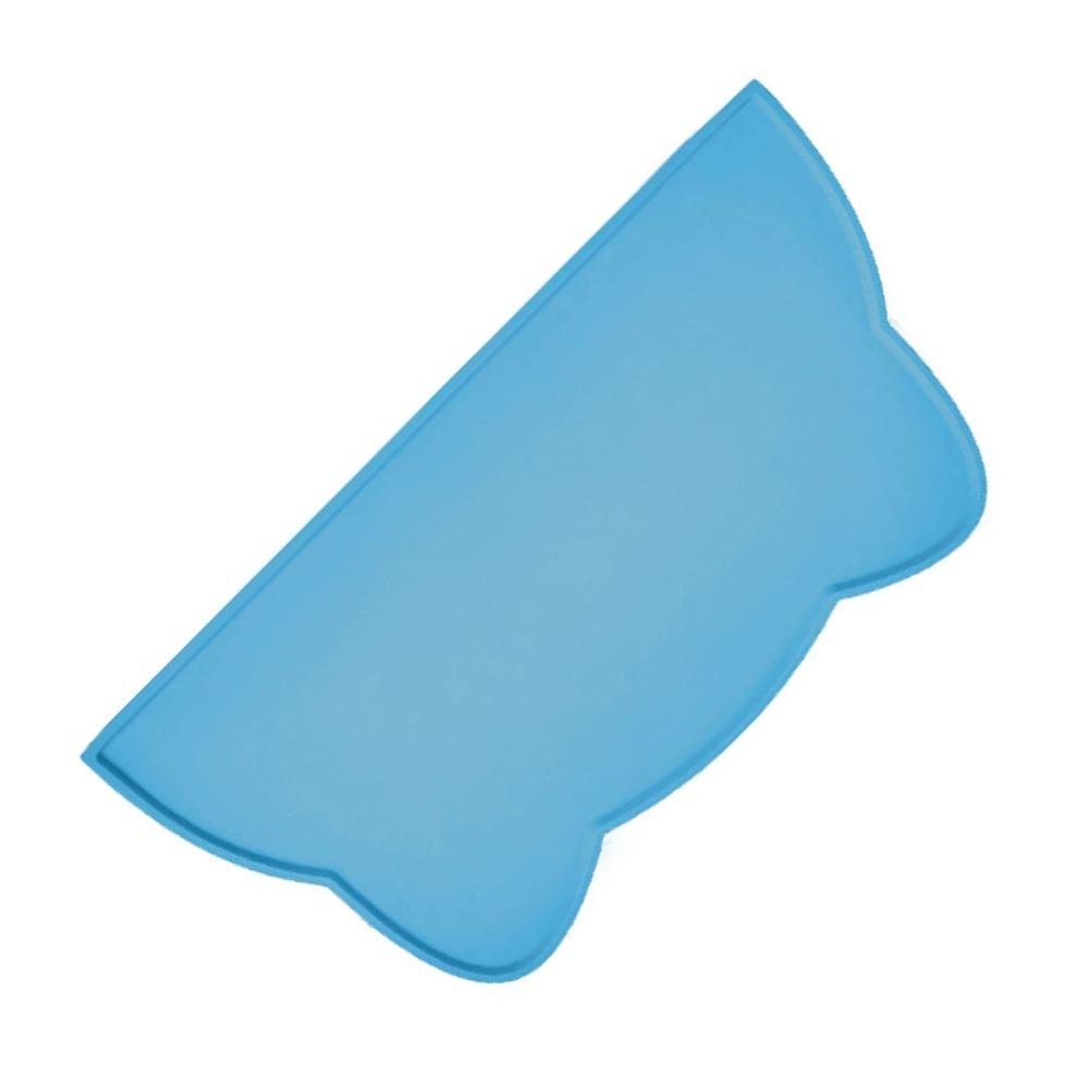 Soft Anti Slip Silicone Cat Bowl Mat Spill Proof Feeding Mat Practical Pet Food Mat Home Use