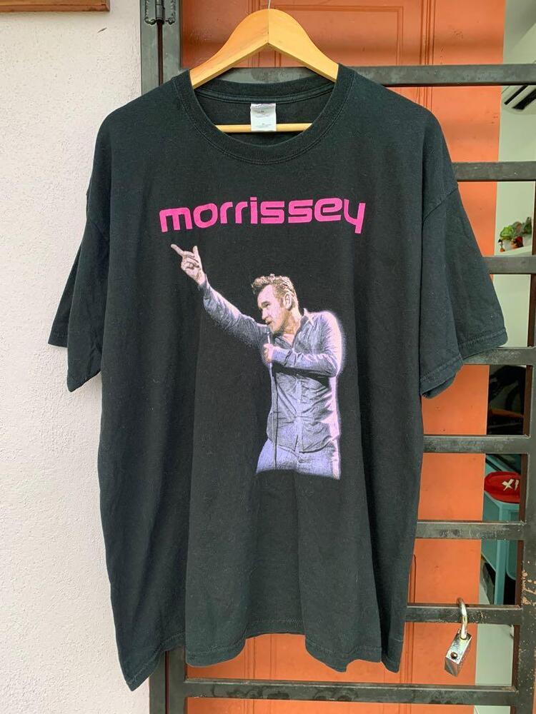 Моррисси The Smiths Тур начала 2000-х Унисекс Футболка Репринт S-5XL KH10637 Унисекс Футболка