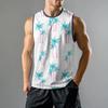 Мужская мода принтованный спортивный повседневный жилет без рукавов