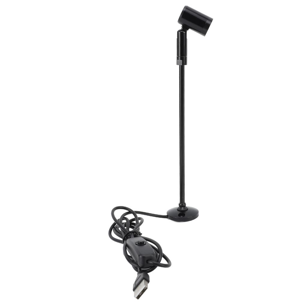 Standing Cabinet Spotlight LED Jewelry Display Spotlight Standing USB Powered Aluminium Mini Spotlight Lamp for Arts