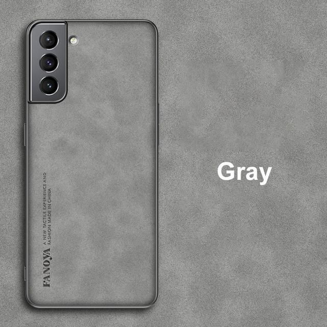 Чехол из овечьей кожи для Samsung Galaxy s24 s23 S20 S21 FE S10 S22 Note 20 Ultra 10 Plus S10E, чехол