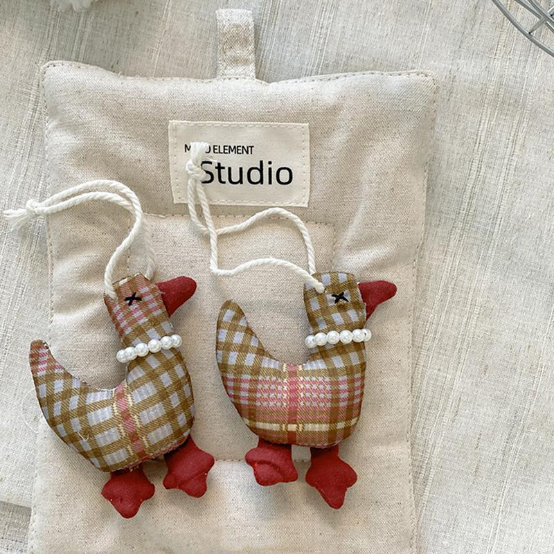 Креативный тканевый брелок-подвеска в виде животного для сумки, забавный маленький брелок в виде медведя, брелок в виде утки, милая подвеска в виде ежика, аксессуары, подарки