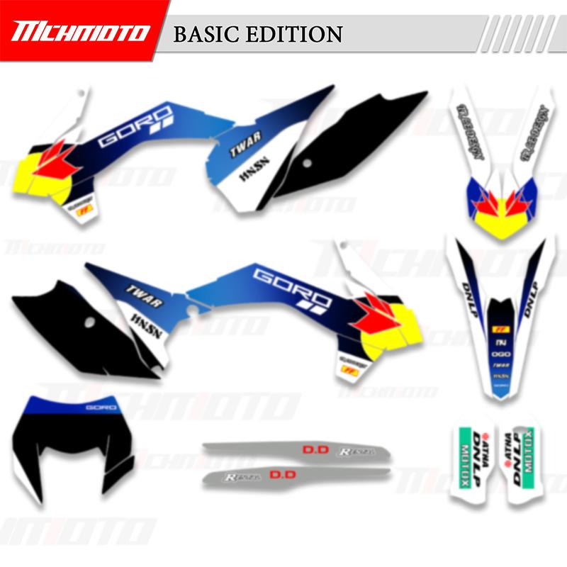MCHMFG Для KTM SX SXF XC XCF 2013 2014 2015 EXC XCW 2014 2015 2016 Мотоциклетные Графические Наклейки Наборы Номер Имя