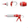 Инструмент для нанесения герметика-колбасы Ручное склеивание 650 мл Экономия усилий Удобный захват Портативный Ручной привод для