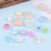 10Pcs Shining Shell Marine Animal Holes Shoe Charms Sandals Shoes Buckle Decor Slipper Accessories For Girls Shoes Diy Gift