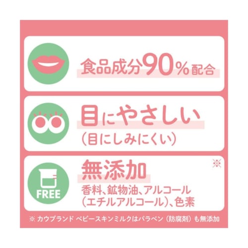 Cow Brand Детский пенящийся гель для душа, 1 флакон 400 мл + 1 рефил 350 мл, 90% пищевых ингредиентов, не раздражает глаза, без добавок, мягкий