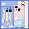 Waterproof Kickstand Phone Case For Tecno POP9 4G/Spark GO 1/KL4 Ring Silicone Wrist Strap Soft Case Cute Phone Holder