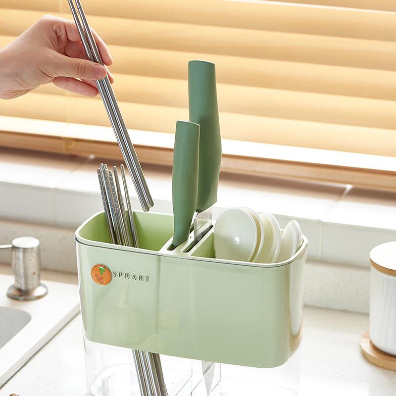 ZISIZ Multi-functional Draining Chopstick Holder