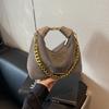 Оптовая цепочная сумка женская 2025 осень и зима новая ретро сумка под мышкой универсальная на плечо сумка-мессенджер